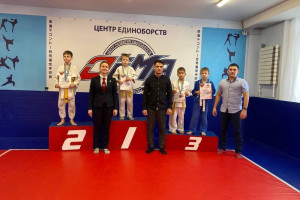Турнир по дзюдо среди спортсменов первого и второго года обучения прошел в Центре единоборств Дема