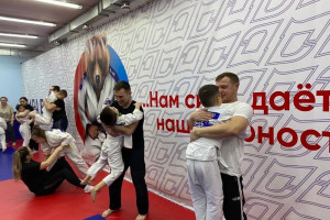 Семейная тренировка по дзюдо прошла в Центре единоборств