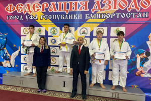 Четыре медали завоевали наши дзюдоисты на Первенстве г. Уфы среди юношей и девушек до 15 лет