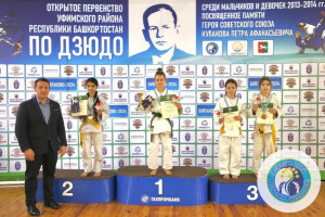 Шесть медалей на Открытом Первенстве Уфимского района по дзюдо