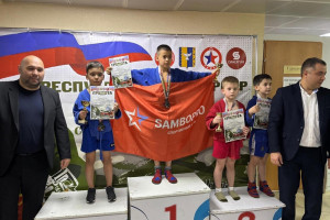 Серебряная медаль у самбистов на республиканском турнире