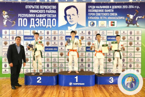 Шесть медалей на Открытом Первенстве Уфимского района по дзюдо