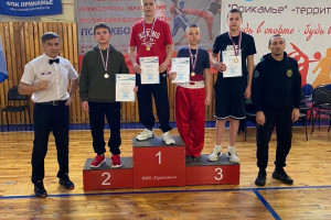 Двенадцать медалей и второе общекомандное место на Первенстве Министерства образования Республики Башкортостан по кикбоксингу